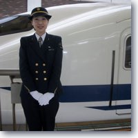 female bullet train driver in japan