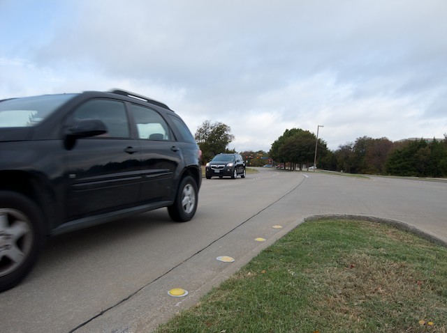 Heavy traffic on Glennville Drive