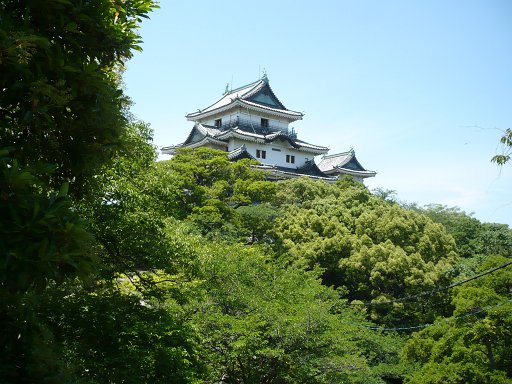 Wakayama City - 5. Wakayama Castle in Wakayama, Japan. Though partly destroyed by air raids during July 1945, the castle itself was never a target of the fire bombing. Although we don't know for sure, we believe Buss Kerstetter saw the castle while in Wakayama, Japan, September 1945.