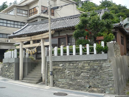 Wakaura, Wakayama City, Japan - 01. Stone walls in Wakayama Japan. Described in the writings of Buss Kerstetter to his wife Jackie in September 1945.

