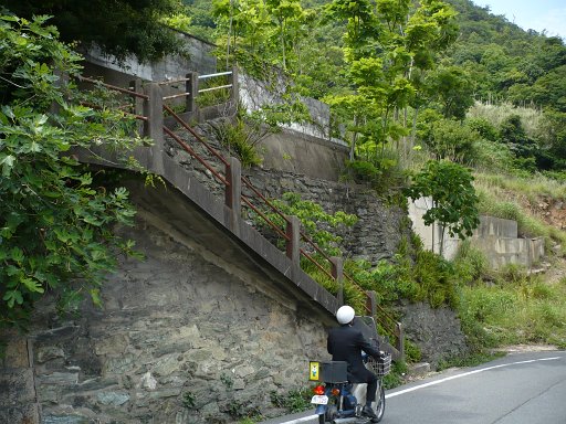 Wakaura, Wakayama City, Japan - 03. Stone walls in Wakayama Japan. Described in the writings of Buss Kerstetter to his wife Jackie in September 1945.

