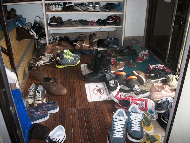 Jumble of Shoes.