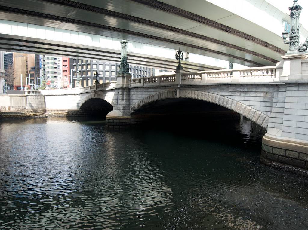 Nihonbashi Spans Nihon River