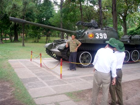 War Veterans Visiting Reunification Palace 