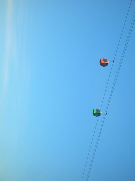 Wind-Swept Cable Cars - See the next image.